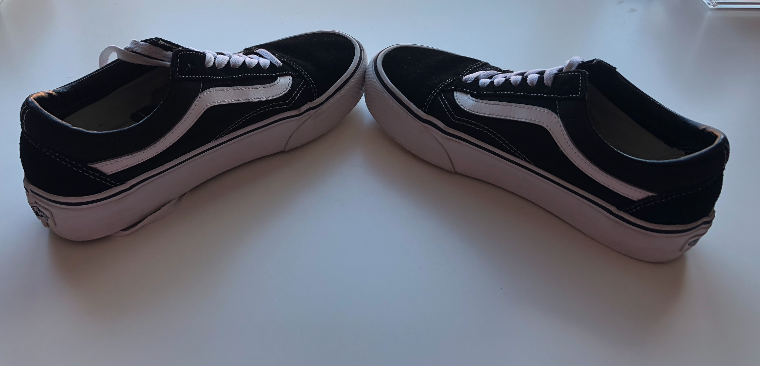 platform vans junior size 5